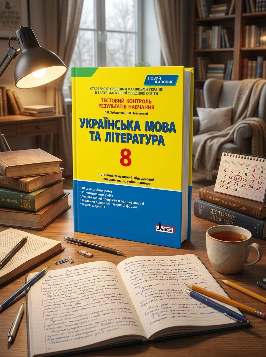 Українська мова та література. 8 клас. Тестовий контроль результатів навчання. 8 клас — фото 2