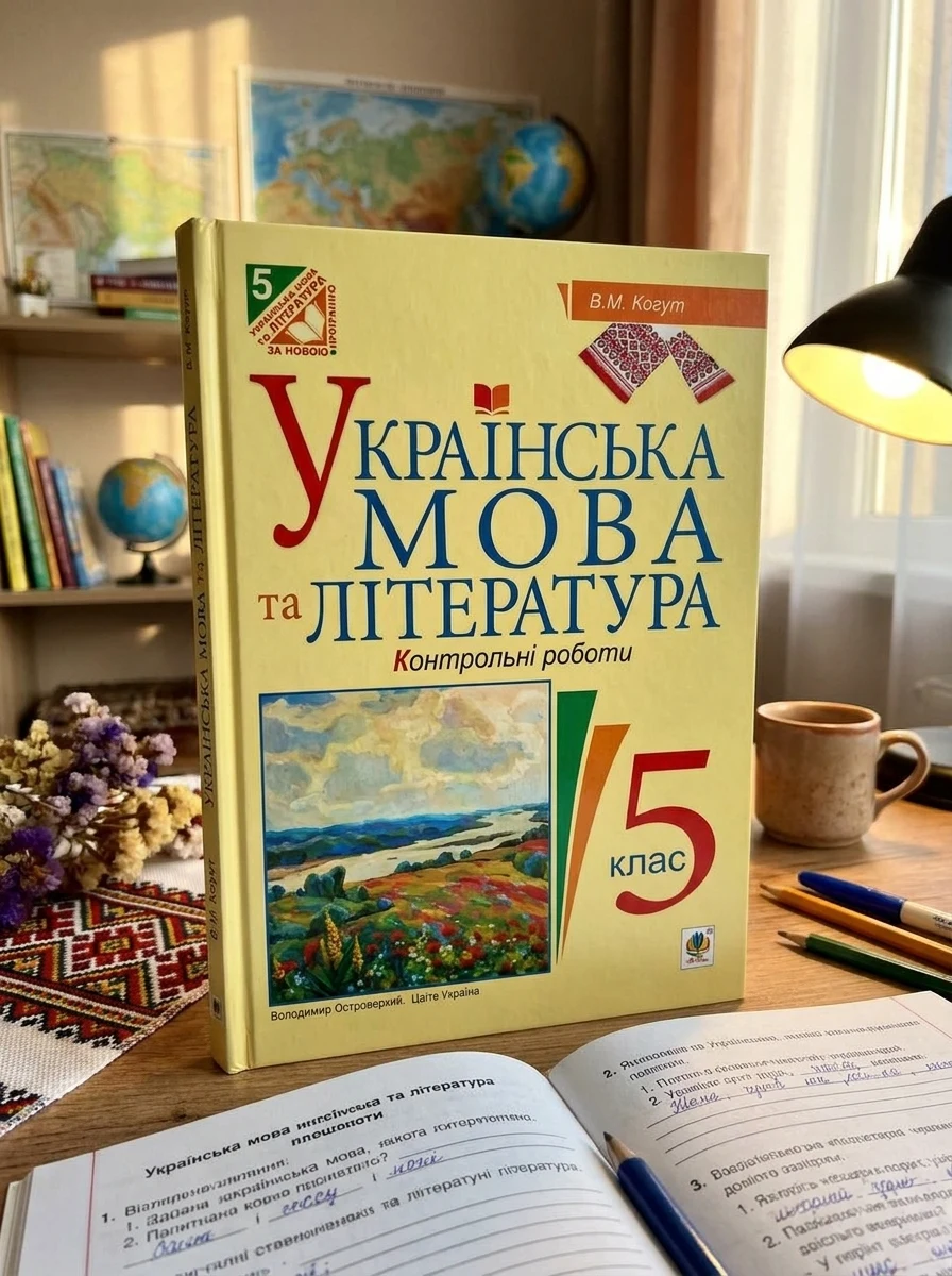 Українська мова та література. Контрольні роботи для перевірки знань. 5 клас — Вивчення мов