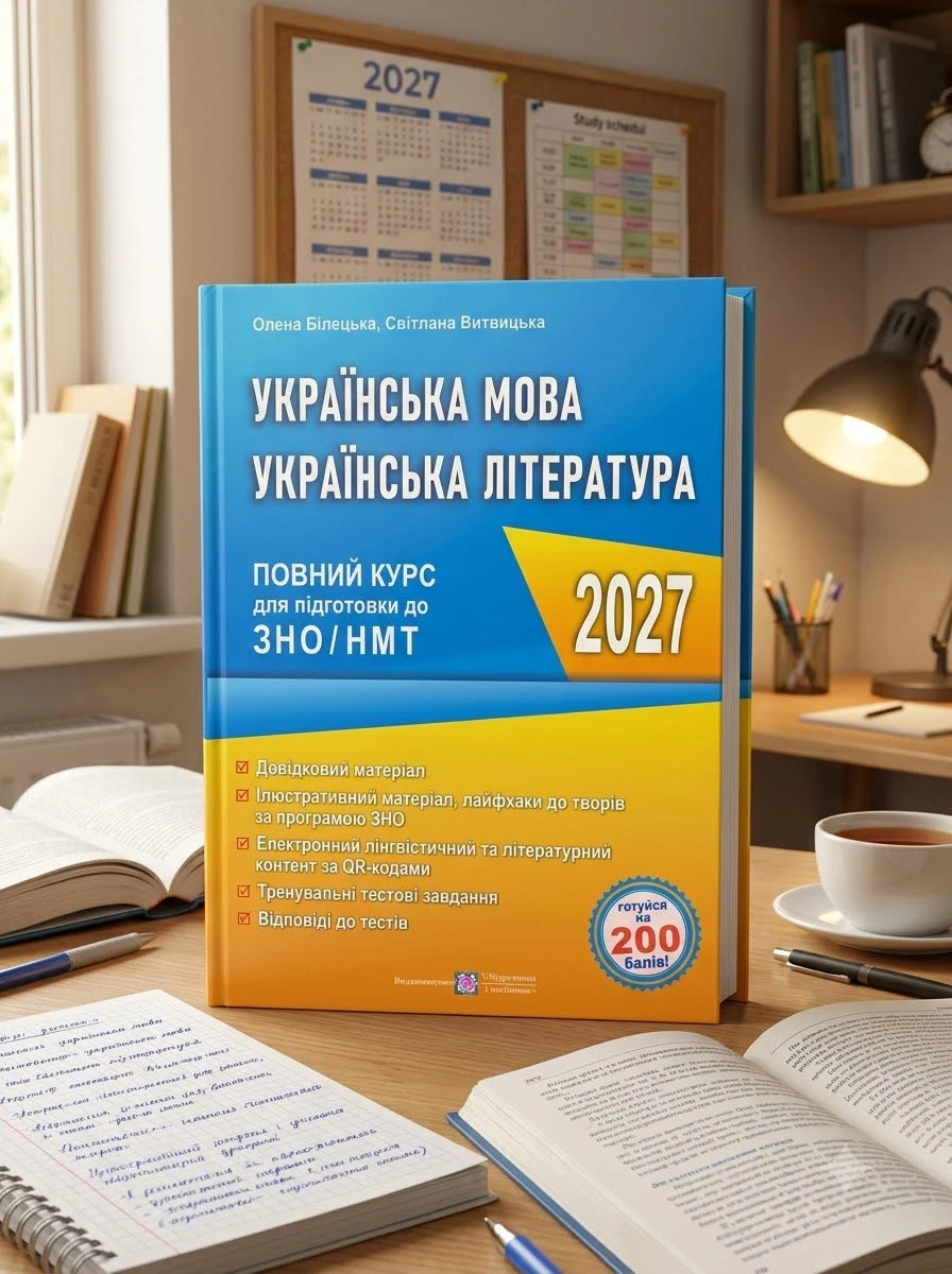 Українська мова та література. Повний курс для підготовки до ЗНО/НМТ 2027 Білецька О., Витвицька С. — Білецька Олена, фото 2