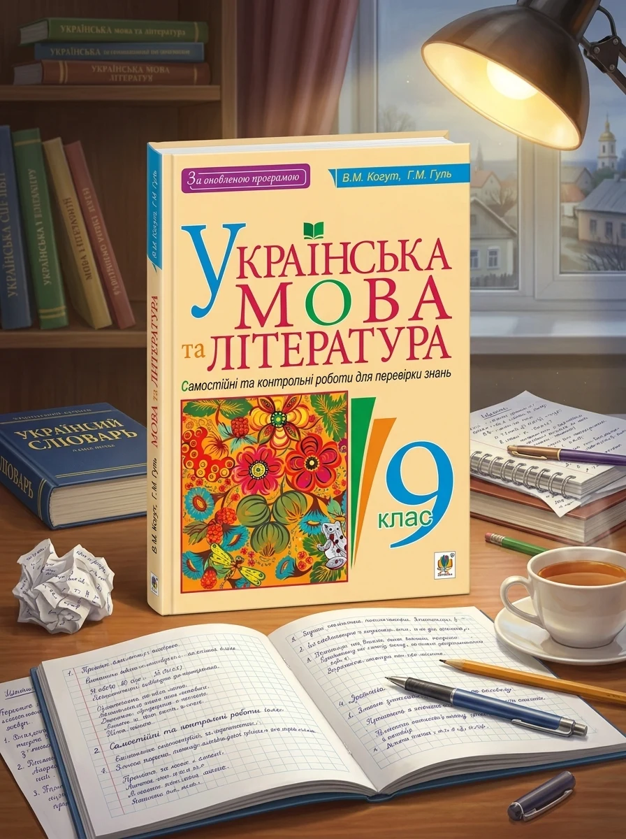 Українська мова та література. Самостійні контрольні роботи для перевірки знань. 9 клас — Вивчення мов