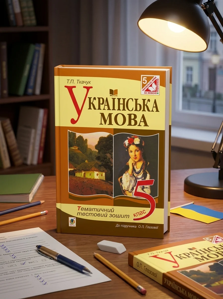 Українська мова. Тематичний тестовий зошит. 5 клас (до підручника Глазової О.П.) — Вивчення мов
