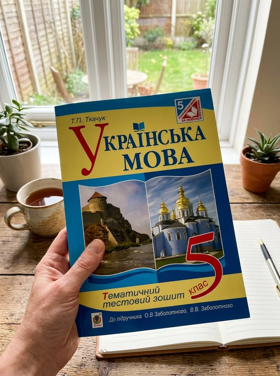Українська мова. Тематичний тестовий зошит. 5 клас — Вивчення мов