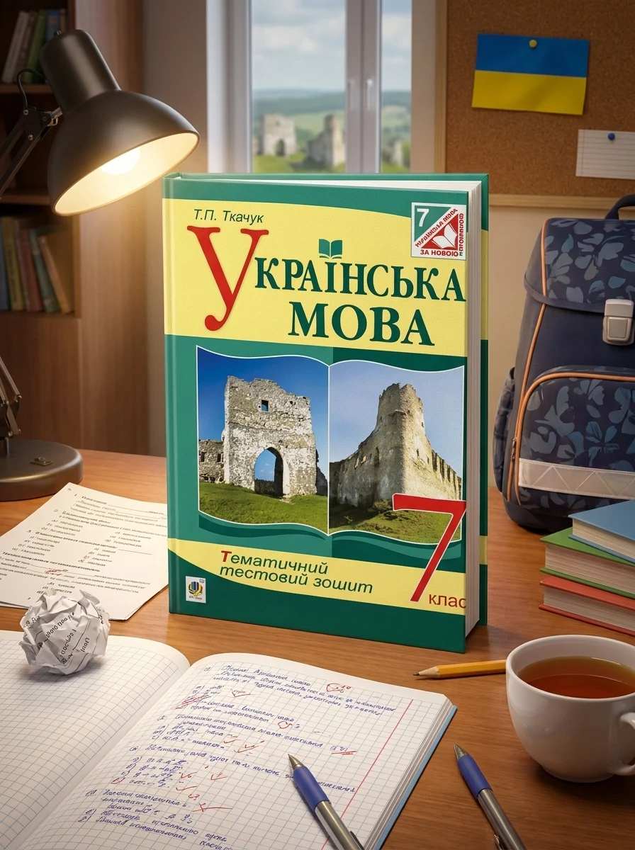 Українська мова. Тематичний тестовий зошит. 7 клас. Видання 3-тє — фото 2