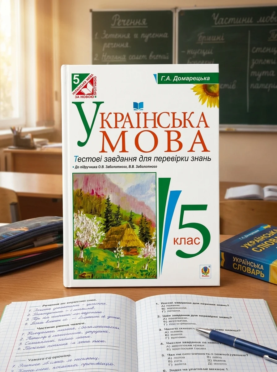 Українська мова. Тестові завдання для перевірки знань. 5 клас (до підручника Заболотного) — Вивчення мов
