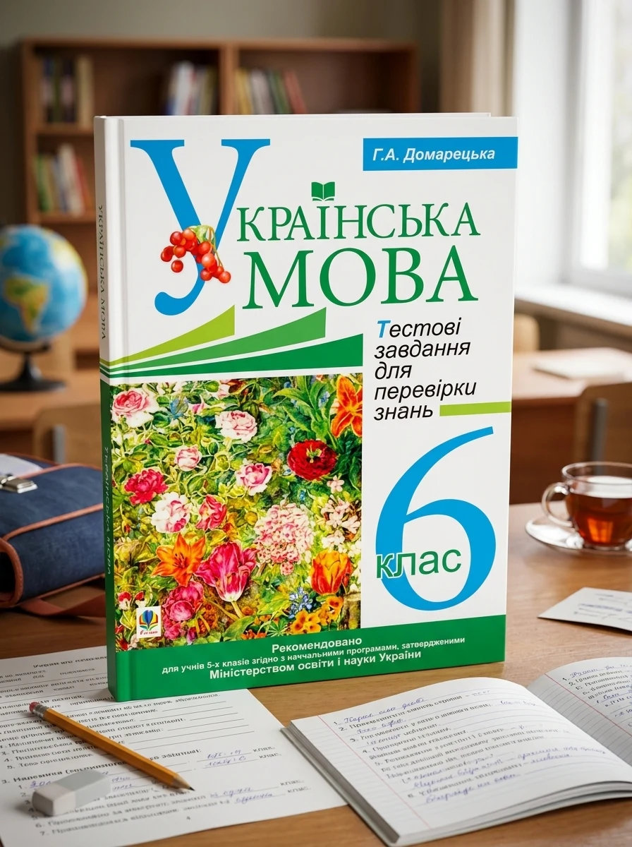 Українська мова. Тестові завдання для перевірки знань. 6 клас — Вивчення мов