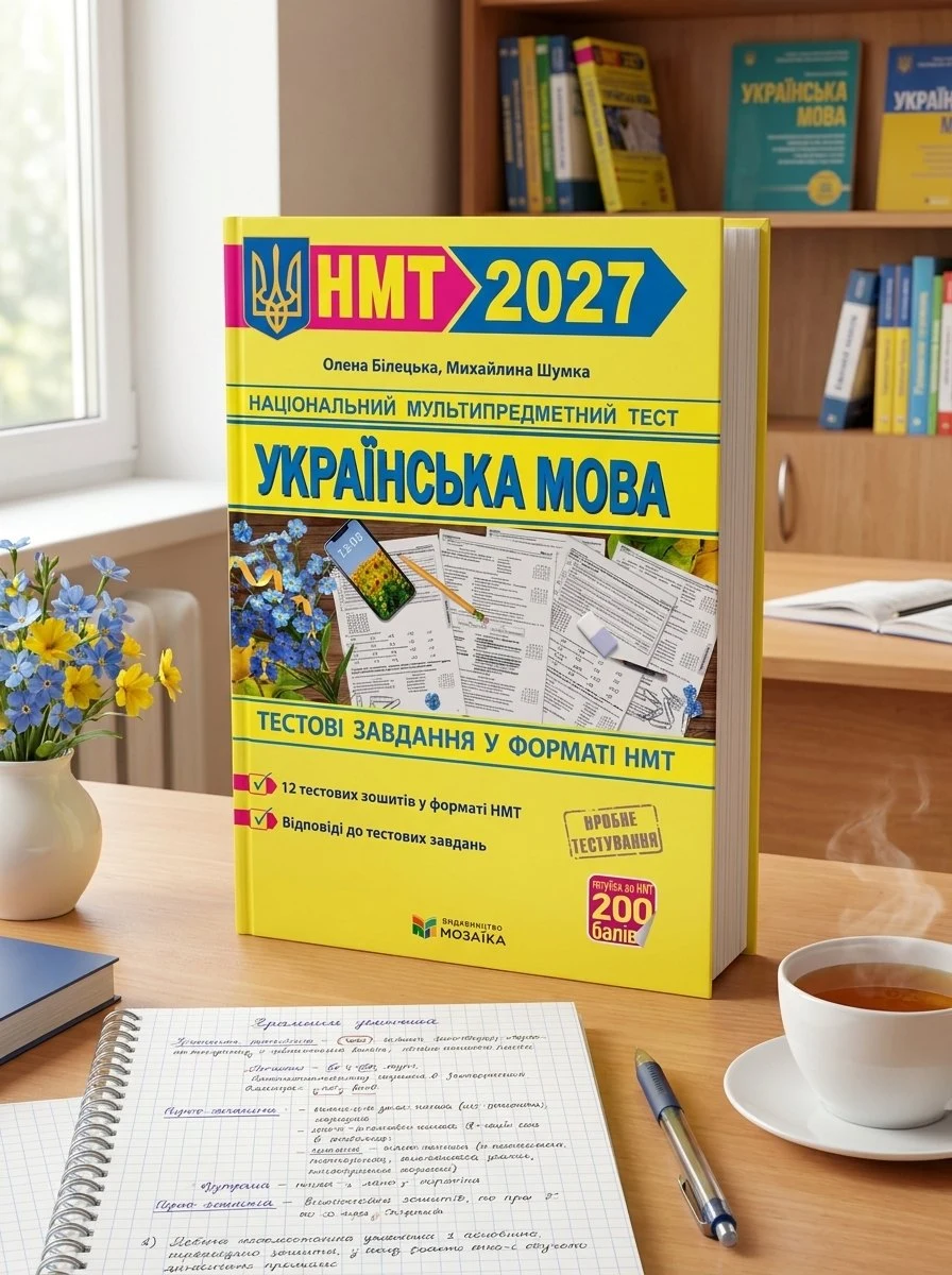 Українська мова. Тестові завданння у форматі НМТ 2027 Білецька О., Шумка М. — Білецька Олена, фото 2