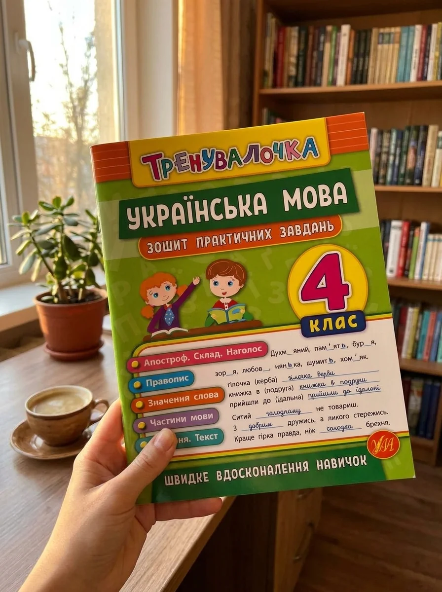 Українська мова. Тренувалочка. Зошит практичних завдань. 4 клас — Підготовка до школи