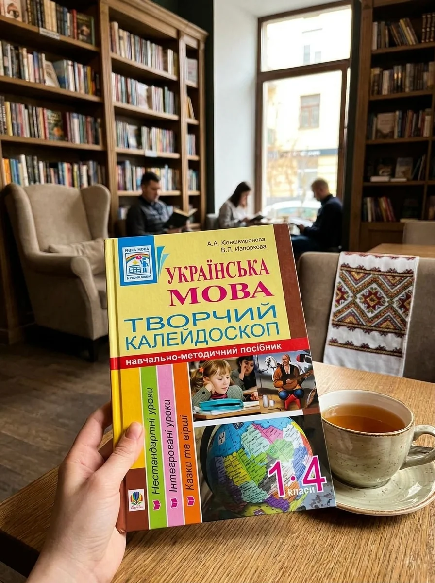 Українська мова. Творчий калейдоскоп. 1-4 класи. Навчально-методичний посібник — Наталя Будна, обкладинка