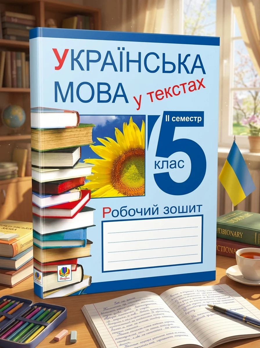 Українська мова у текстах. Робочий зошит. 5 клас. 2-й семестр — Вивчення мов