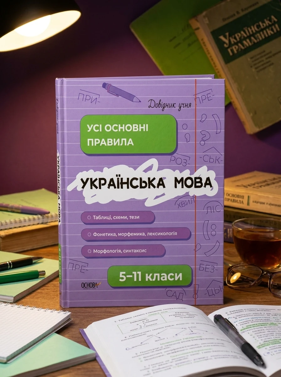 Українська мова. Усі основні правила. 5-11 класи