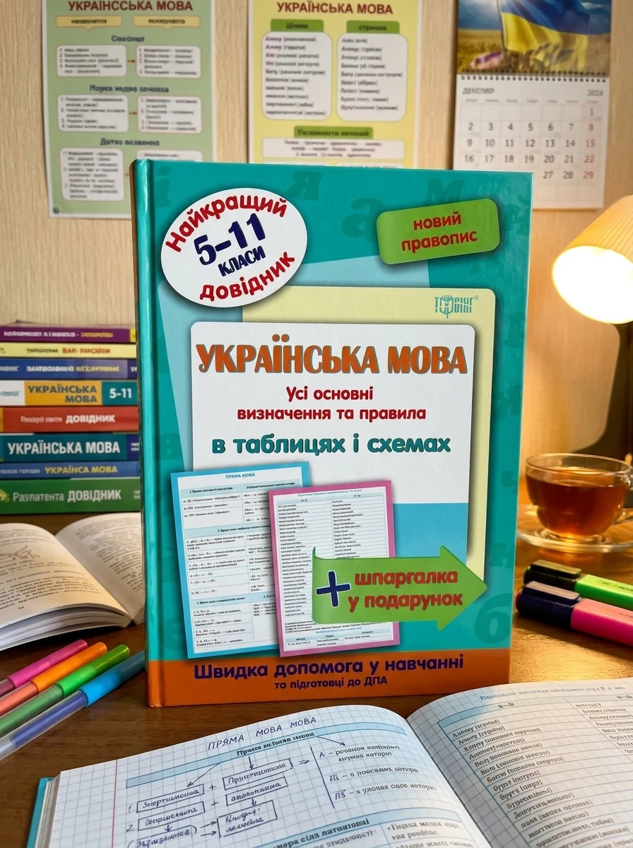 Українська мова в таблицях і схемах. 5-11 класи — Вивчення мов