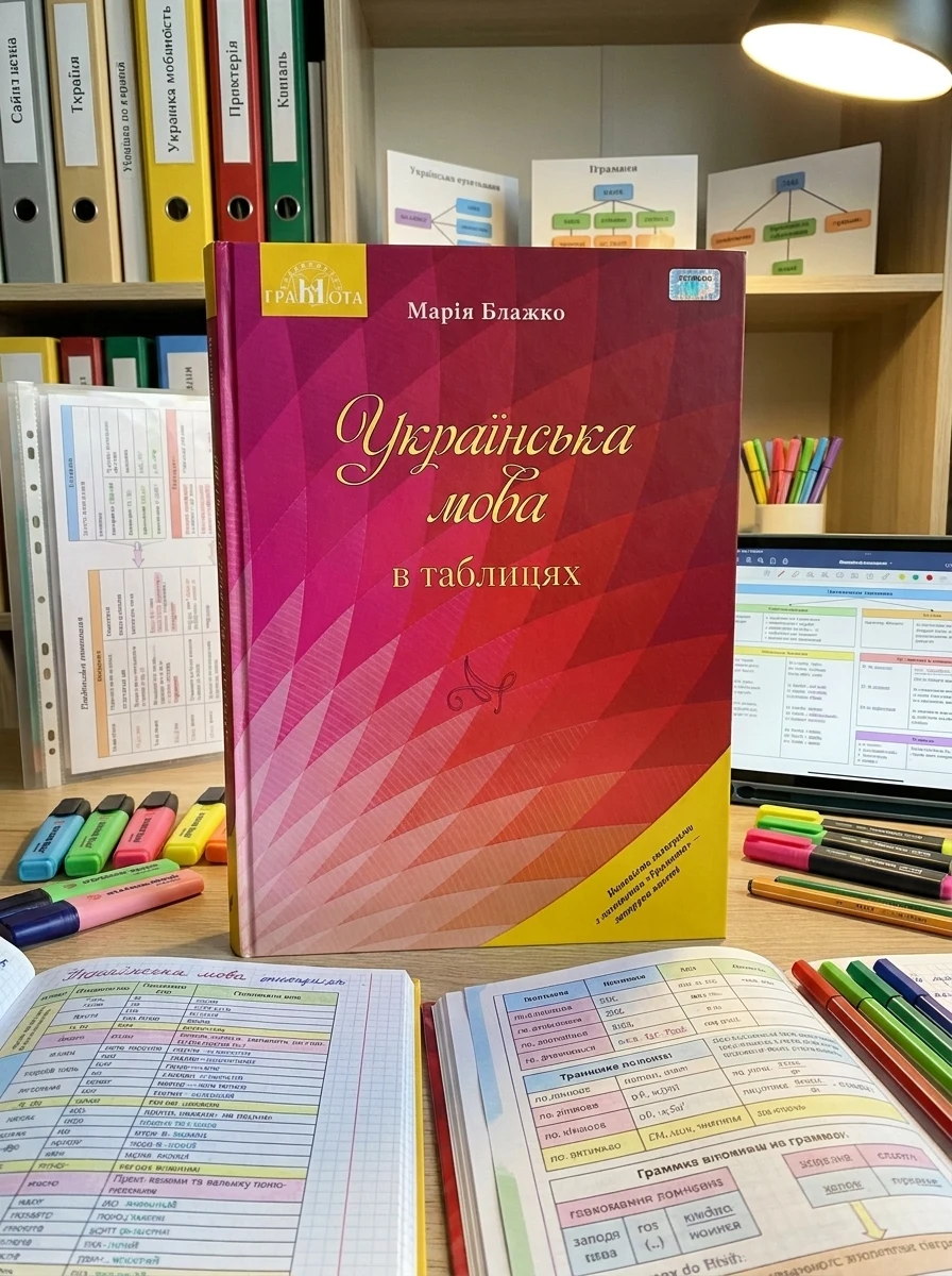 Українська мова в таблицях — Вивчення мов