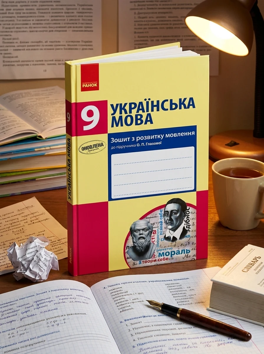 Українська мова. Зошит з розвитку мовлення. 9 клас — Вивчення мов
