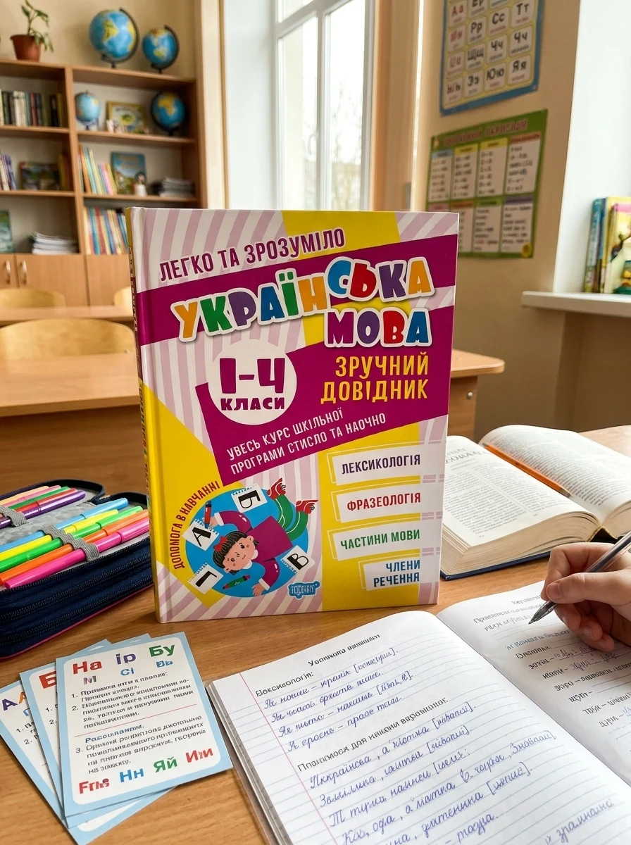 Українська мова. Зручний довідник 1 - 4 класи