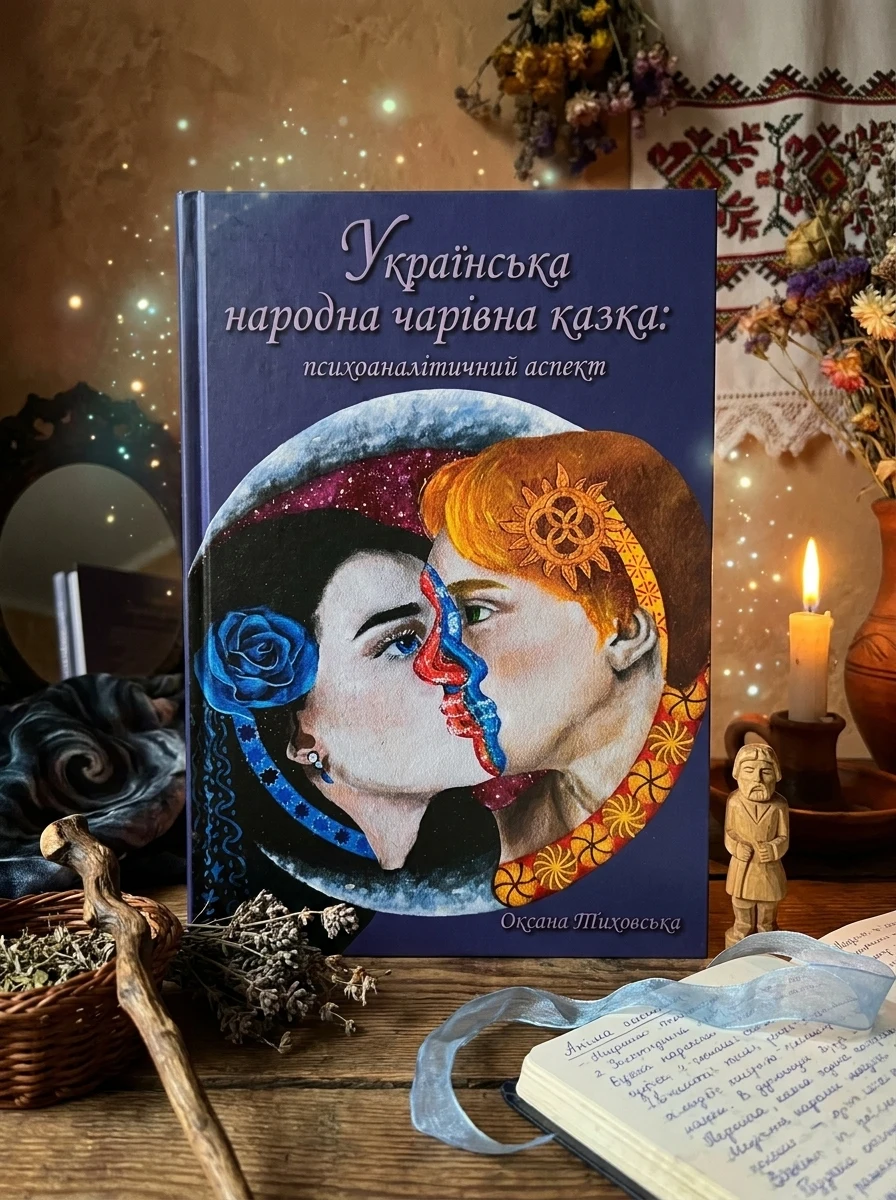 Українська народна чарівна казка: психоаналітичний аспект — Оксана Тиховська, обкладинка