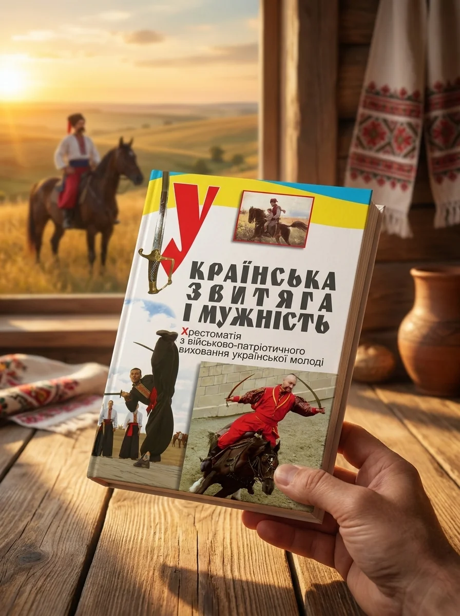 Українська звитяга і мужність. Хрестоматія з військово-патріотичного виховання української молоді — Сергій Рудюк, обкладинка