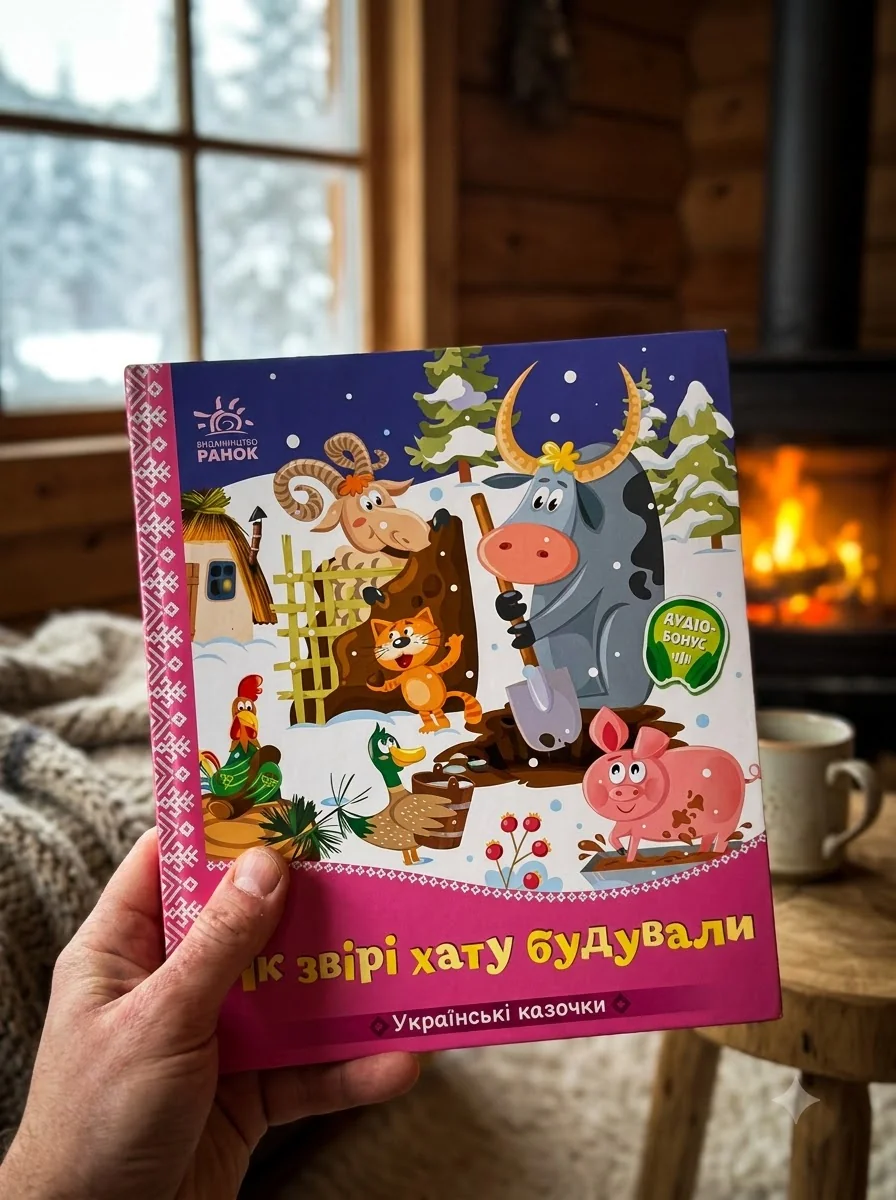 Українські казочки. Як звірі хату будували — Казки