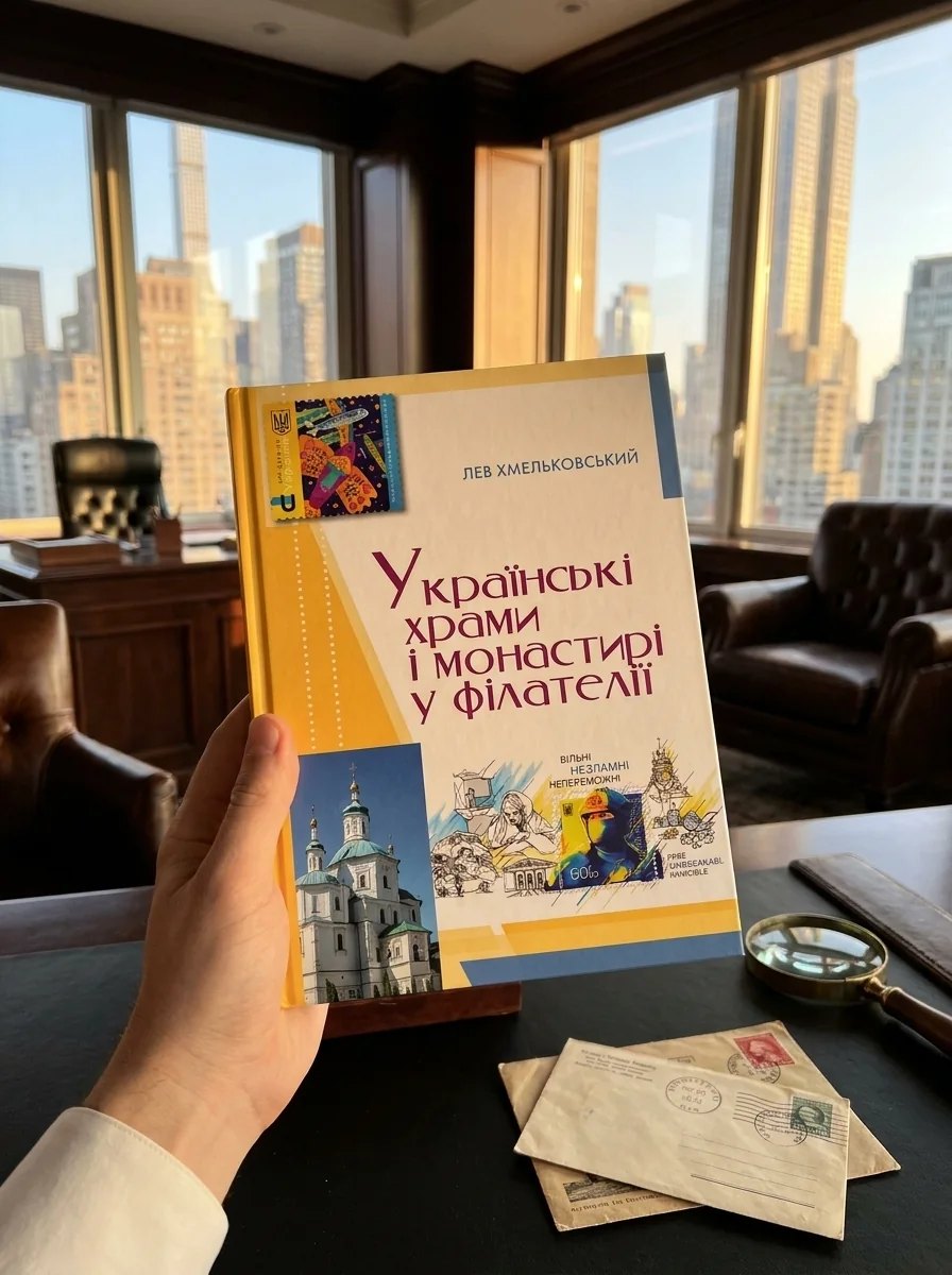 Українські храми і монастирі у філателії — Книги