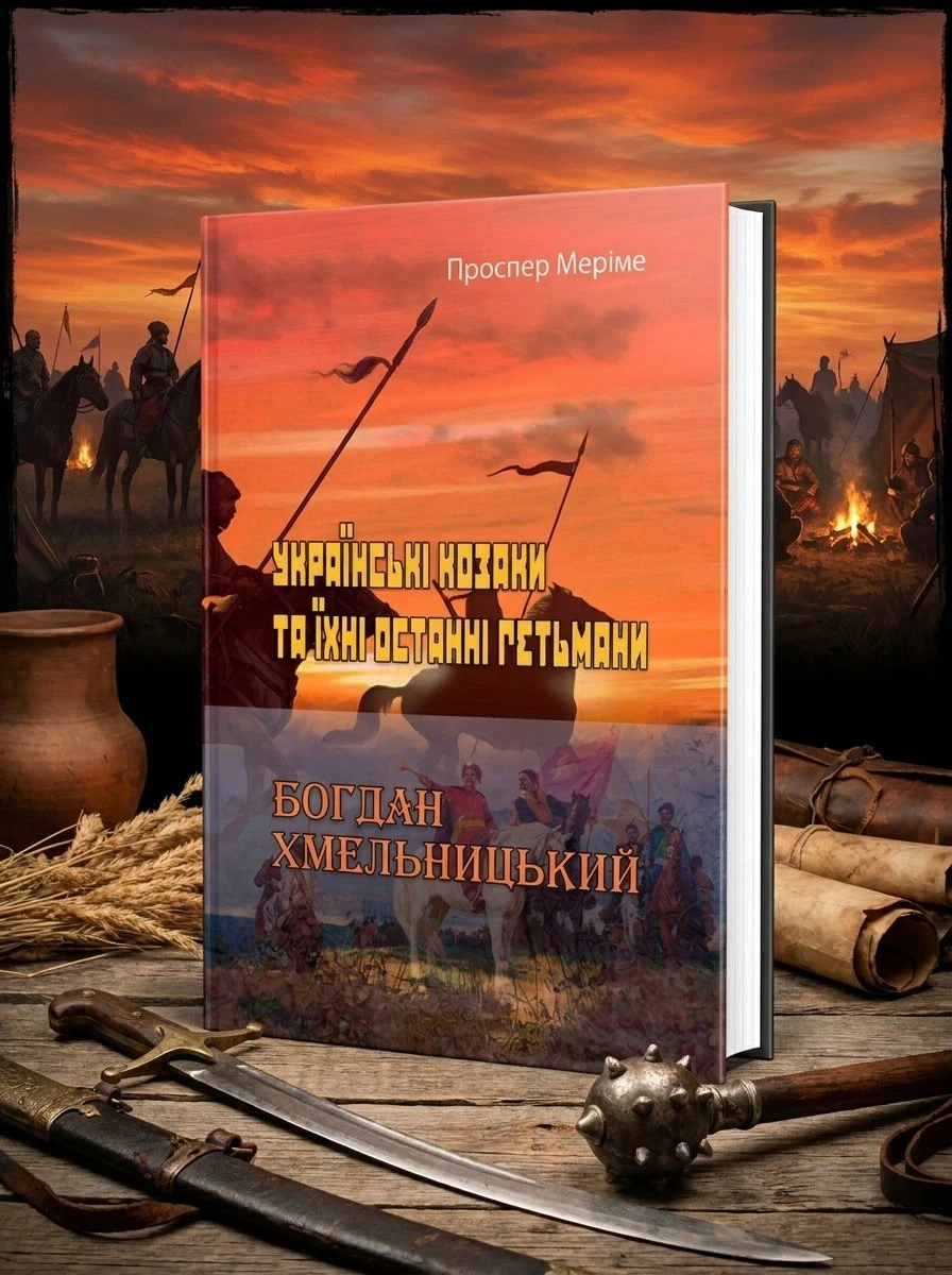 Українські козаки та їхні останні гетьмани. Богдан Хмельницький — Проспер Меріме., обкладинка