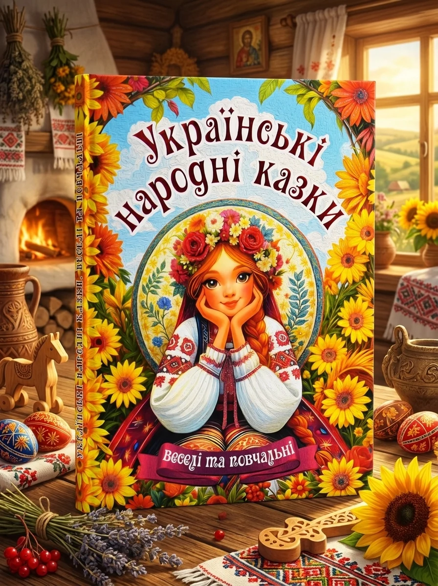 Українські народні казки. Веселі та повчальні — Дитячі книги