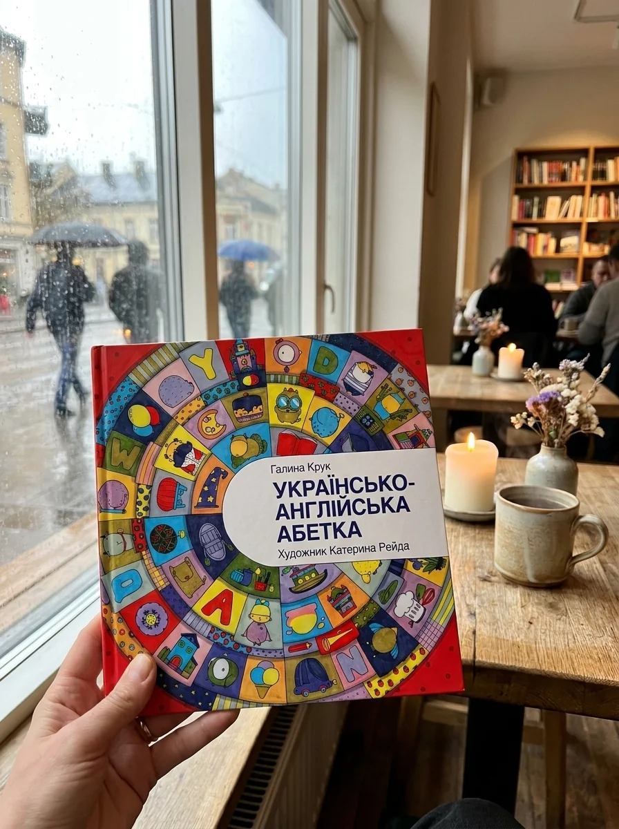 Українсько-англійська абетка — Розвивальні книги