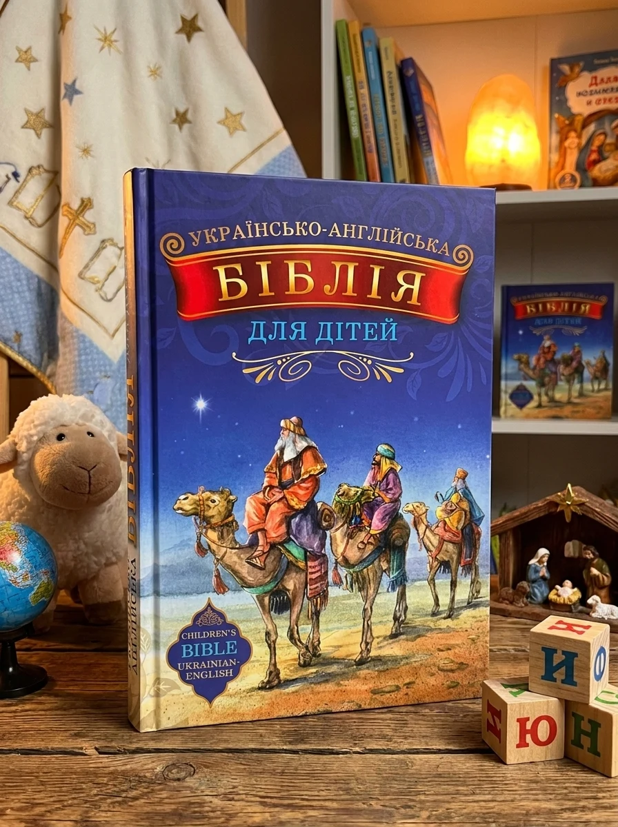 Українсько-англійська Біблія для дітей, фото 2