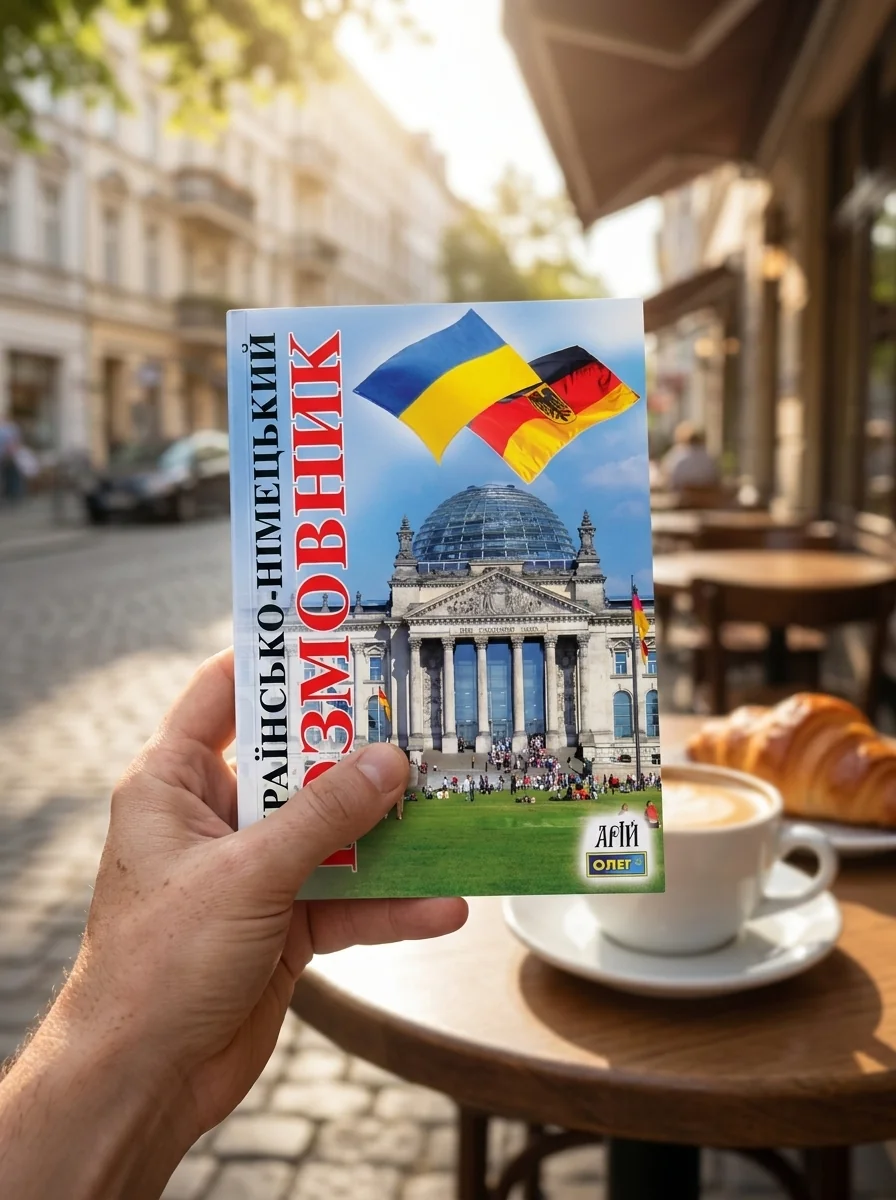 Українсько-німецький розмовник — Олег Таланов, обкладинка