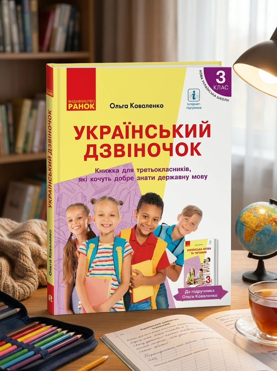 Український дзвіночок. Зошит-посібник з розвитку мовлення і повторення. 3 клас — Вивчення мов