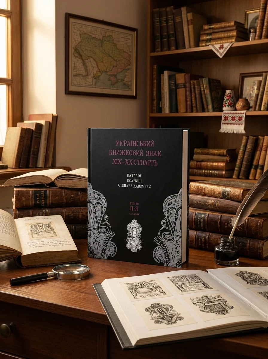 Український книжковий знак ХIХ – ХХ століть: каталог колекції Степана Давимуки. Том 1-3 — Історія та публіцистика
