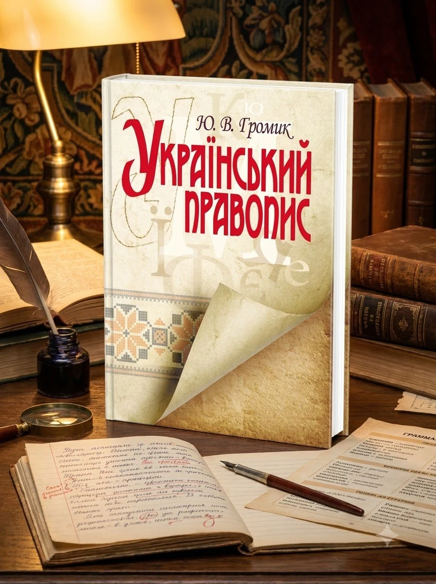 Український правопис. Навчальний посібник рекомендовано МОН України — Громик Ю.В., обкладинка