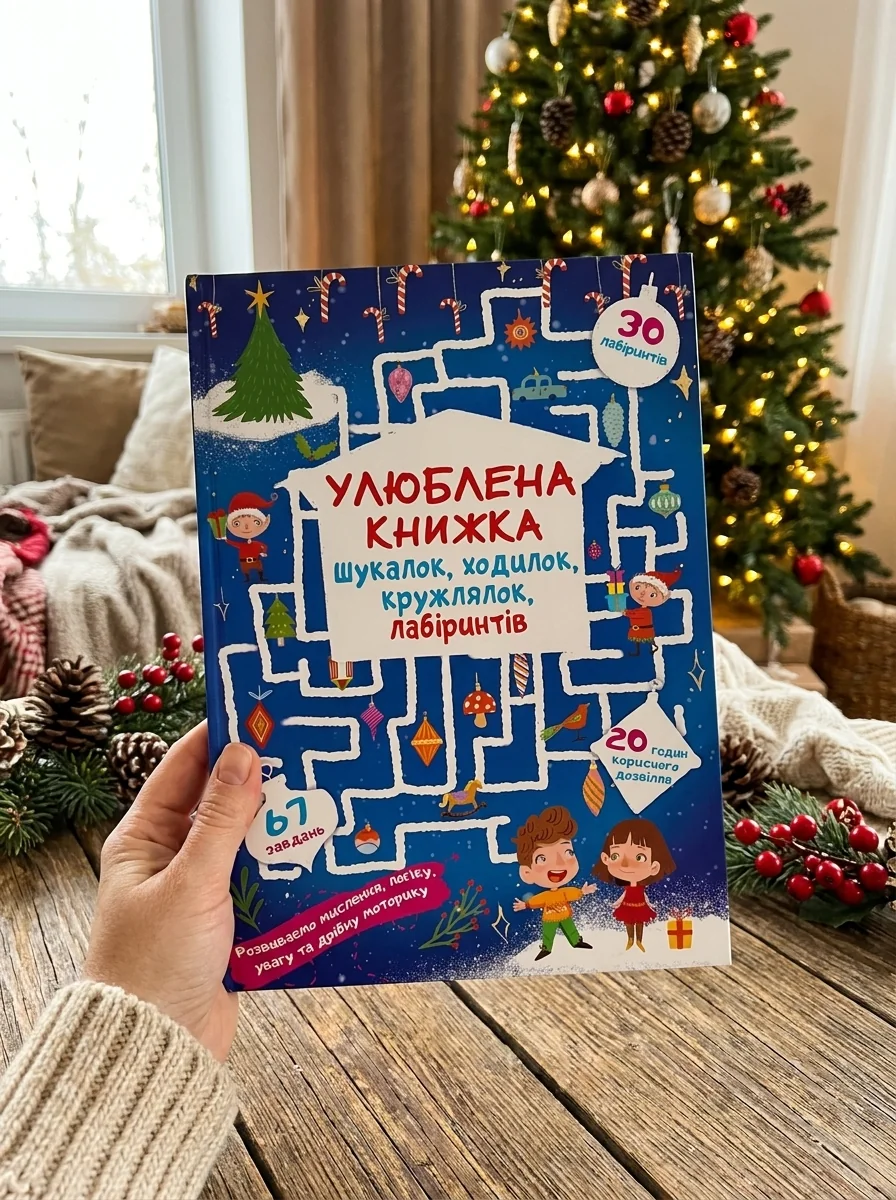 Улюблена книжка шукалок, ходилок, кружлялок, лабіринтів. Чарівне свято — Ф. де Ліс, фото 2