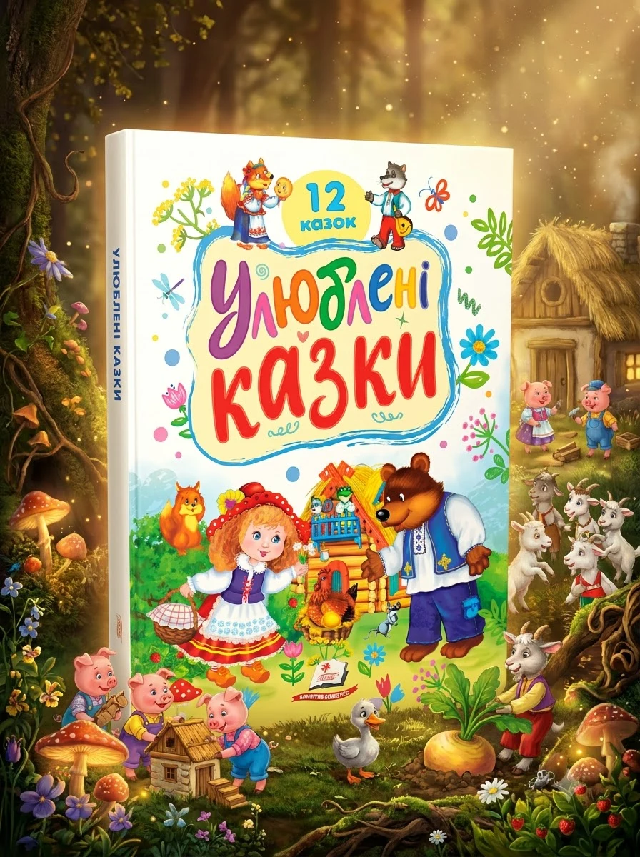 Улюблені казки. 12 казок, обкладинка