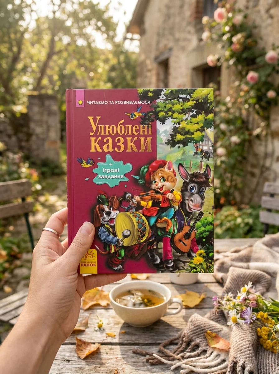 Улюблені казки (+ ігрові завдання) — Дитячі книги