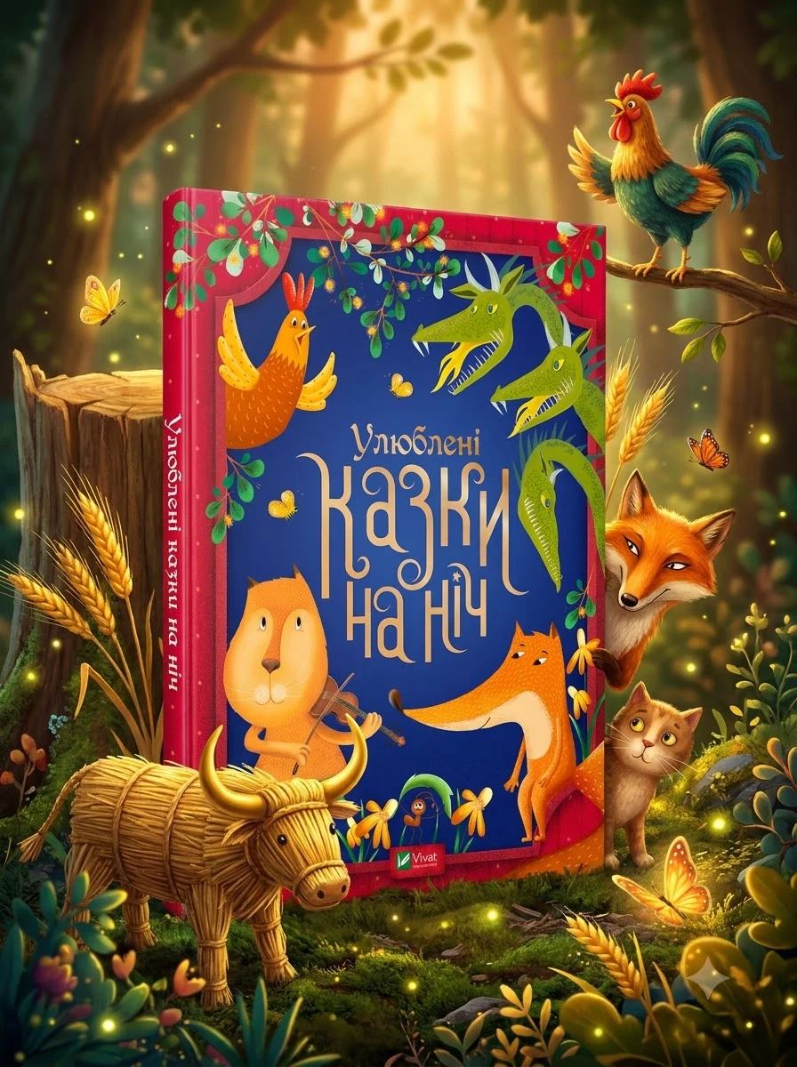 Улюблені казки на ніч — Дитячі книги