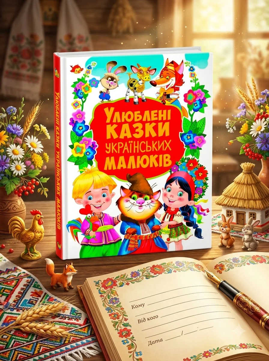 Улюблені казки українських малюків (велика книга, 36 казок) — Дитячі книги