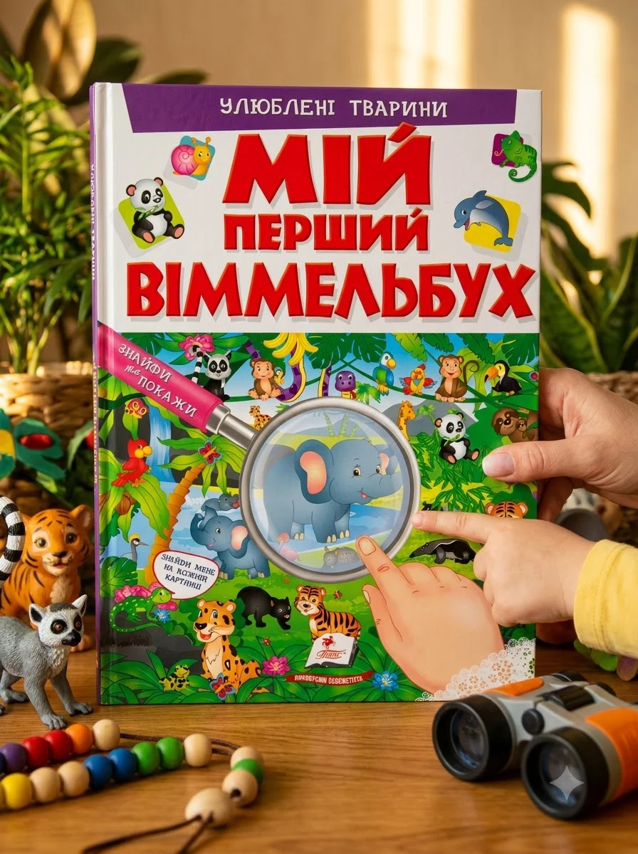 Улюблені тварини. Мій перший Віммельбух — Дитячі книги