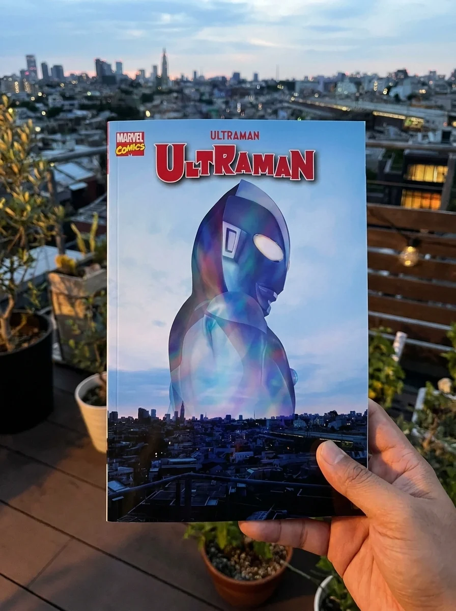 Ultraman Omnibus 60th Anniversary Cover — Мет Грум, обкладинка