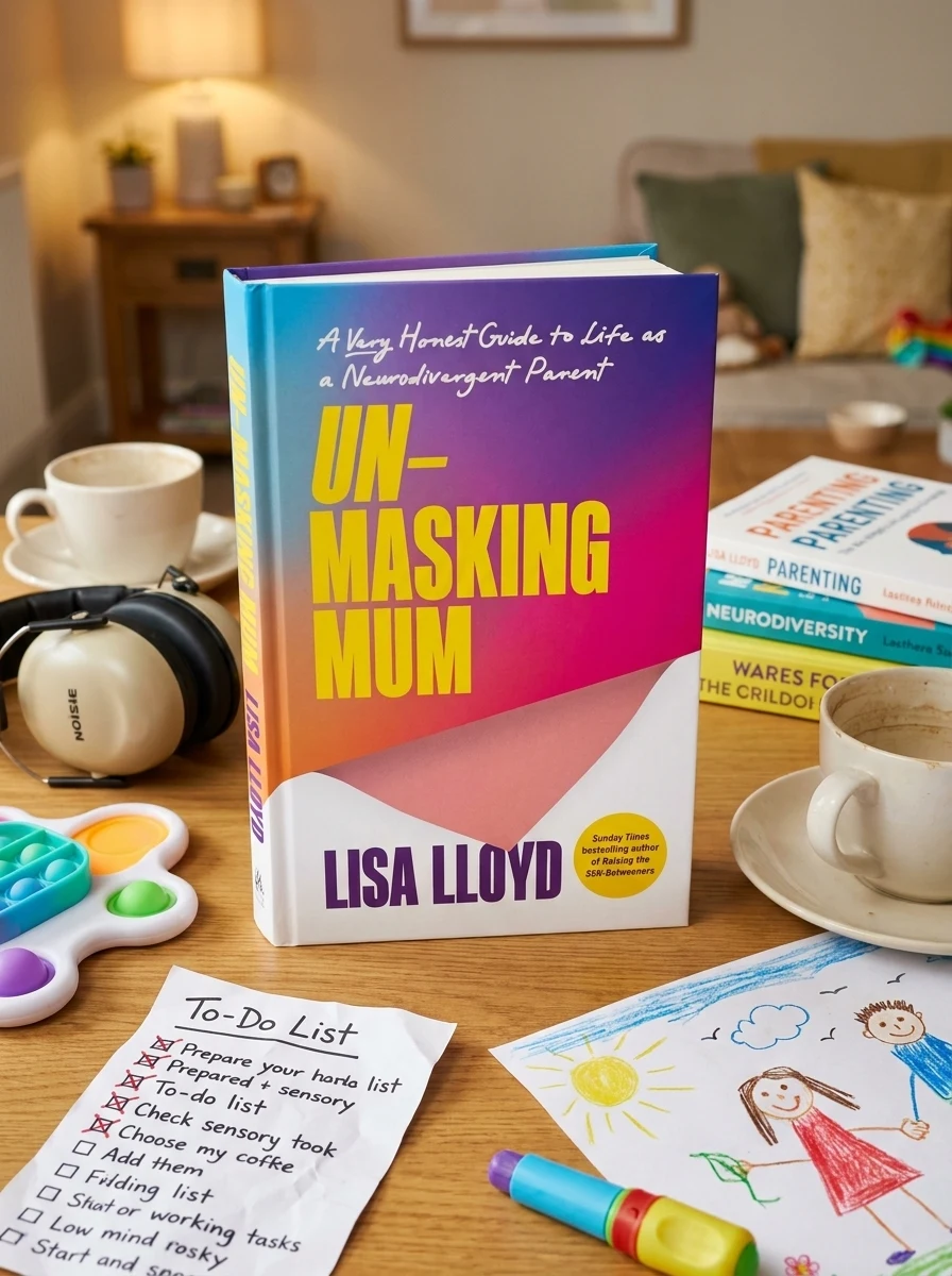 Unmasking Mum: A Very Honest Guide to Life as a Neurodivergent Parent — Ліза Ллойд, обкладинка