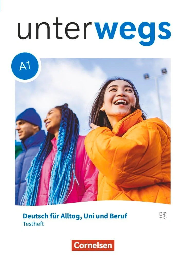 Unterwegs A1. Gesamtband. Testheft mit Audios online