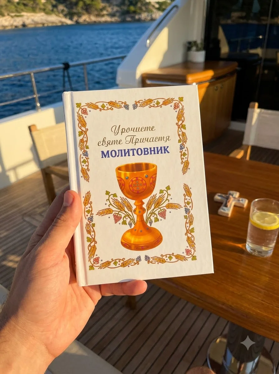 Урочисте святе Причастя. Молитовник (Нове оформлення), обкладинка