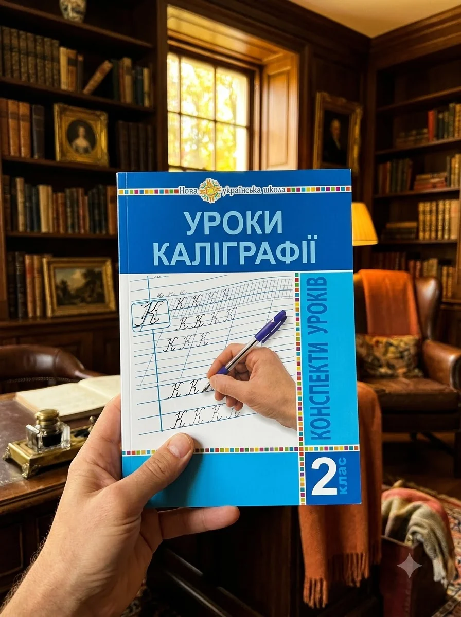 Уроки каліграфії. 2 клас. Конспекти уроків. Посібник для вчителя