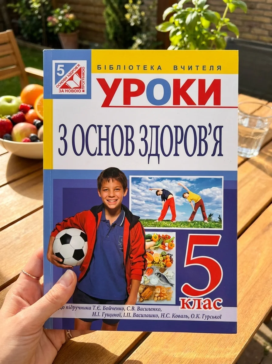 Уроки з основ здоров’я. 5 клас (до підручника Бойченко Т.Є. та ін.) — Людмила Репіленко, обкладинка