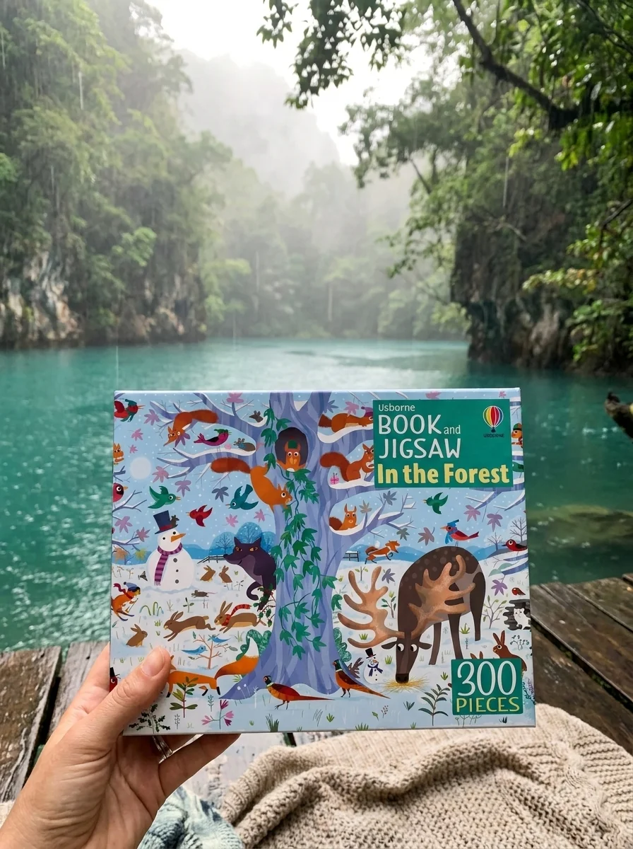 Usborne Book and Jigsaw In the Forest — Кірстін Робсон, обкладинка