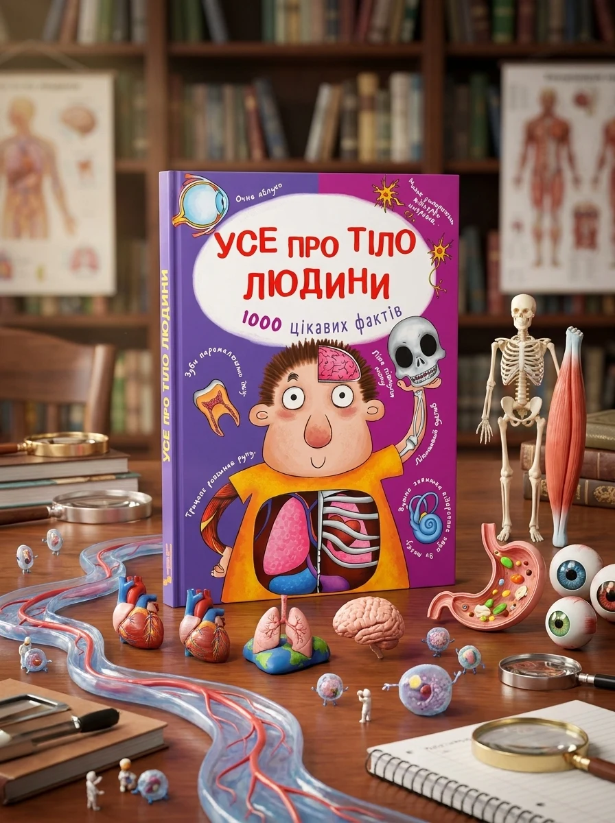 Усе про тіло людини. 100 цікавих фактів