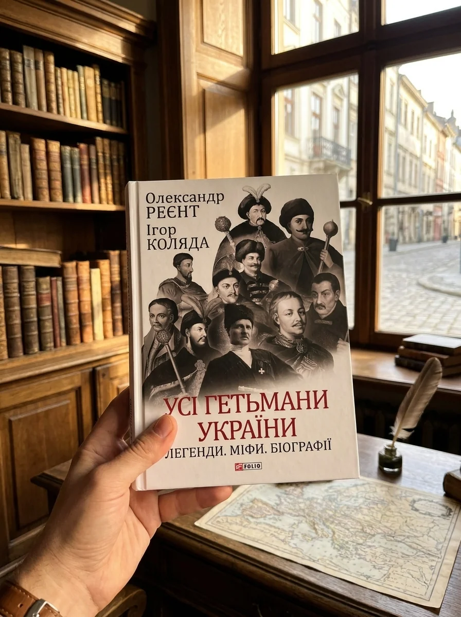 Усі гетьмани України. Легенди. Міфи. Біографії — Олександр Реєнт, обкладинка