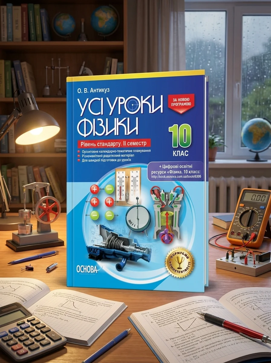 Усі уроки фізики 10 клас 2 семестр. Рівень стандарту — Вивчення мов
