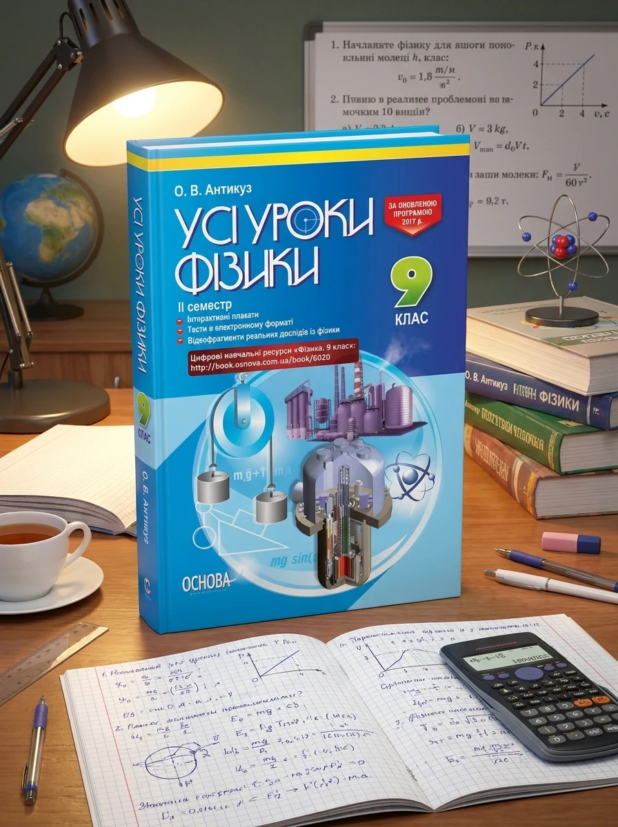 Усі уроки фізики 9 клас 2 семестр