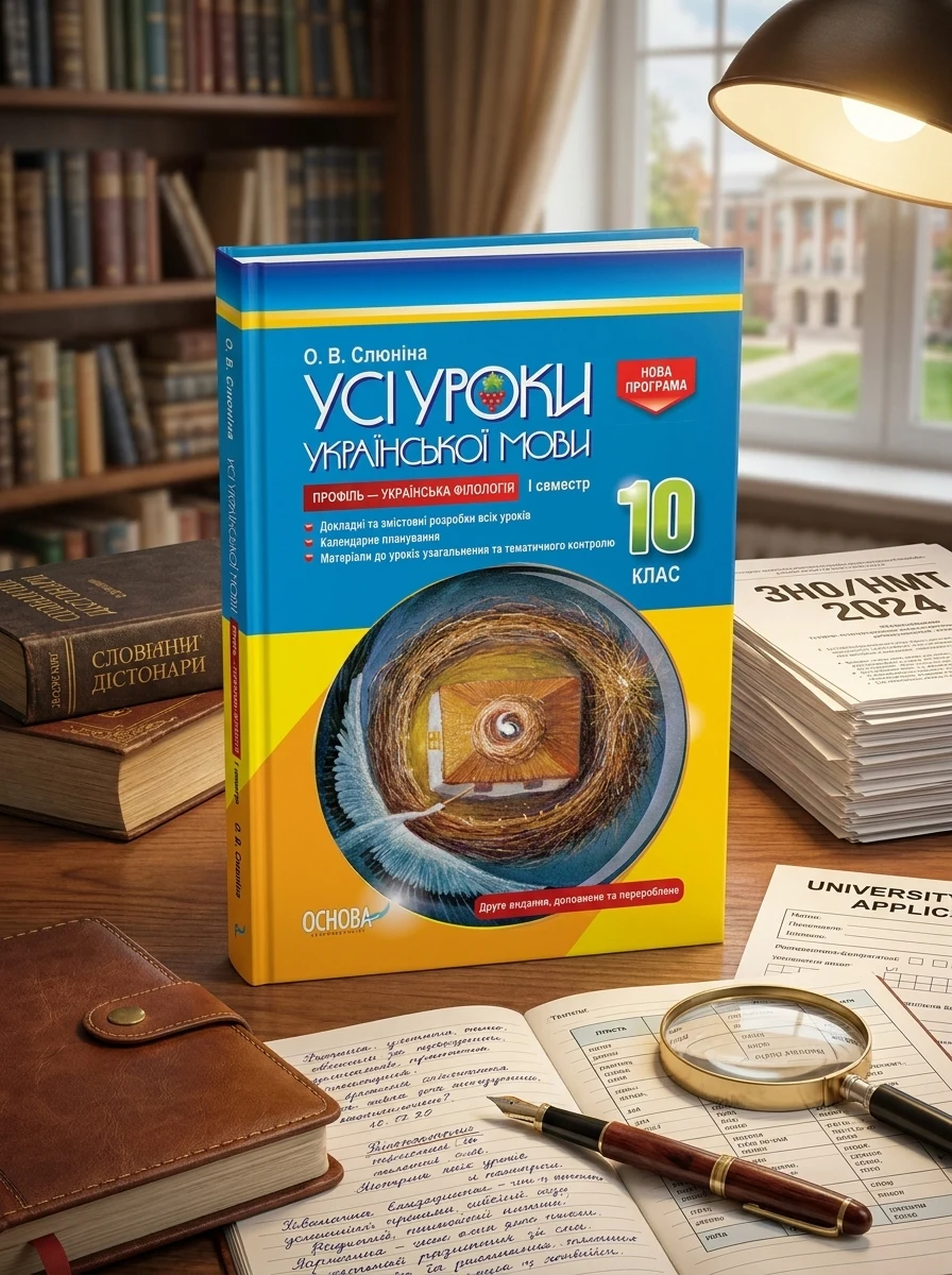 Усі уроки української мови 10 клас 1 семестр. Профіль — українська філологія — Вивчення мов