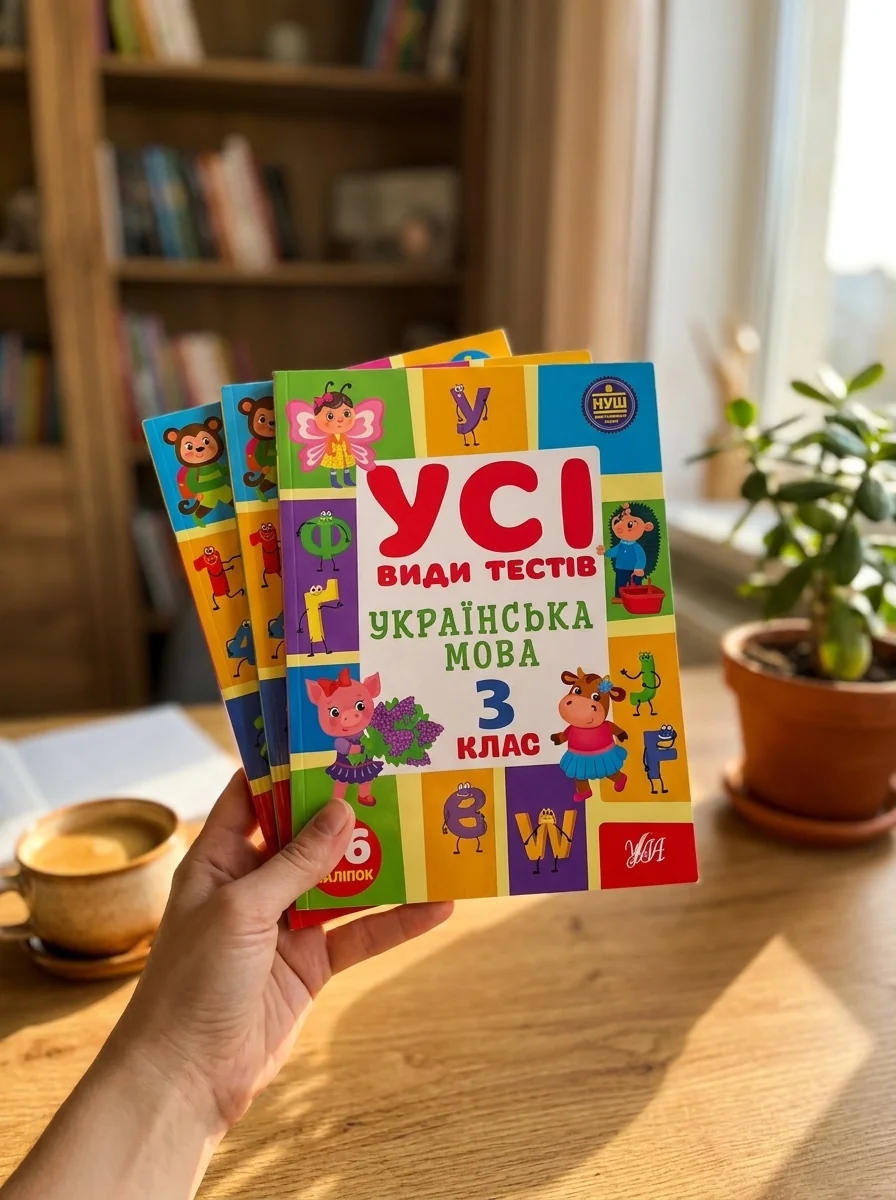 Усі види тестів 3 клас. Комплект із 3 шт: Математика, Українська мова, Англійська мова — Ліннікова Л., обкладинка