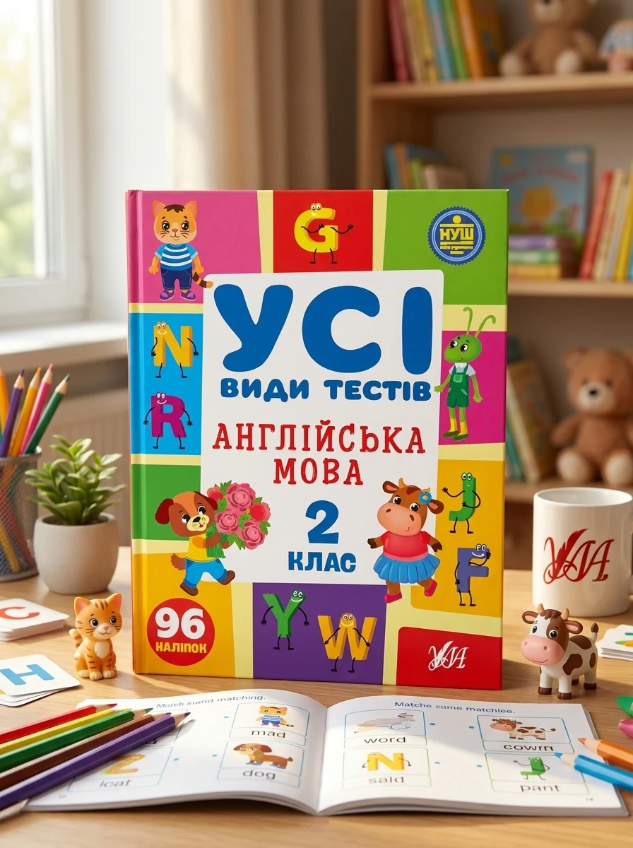 Усі види тестів. Англійська мова. 2 клас — Вивчення мов